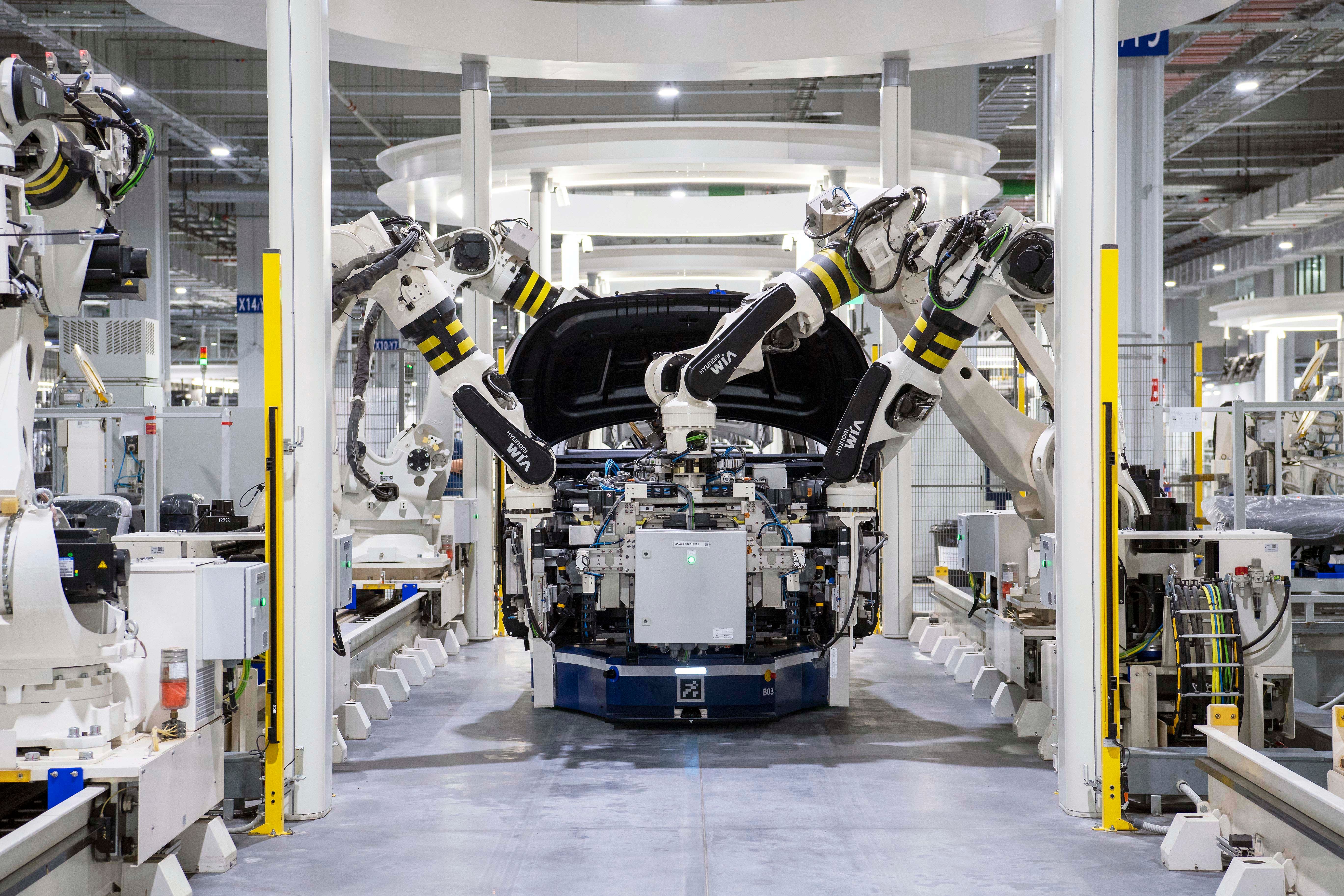Automotive manufacturing assembly line and robotic engineering